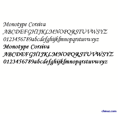 Шрифт в ворде похожий на monotype corsiva